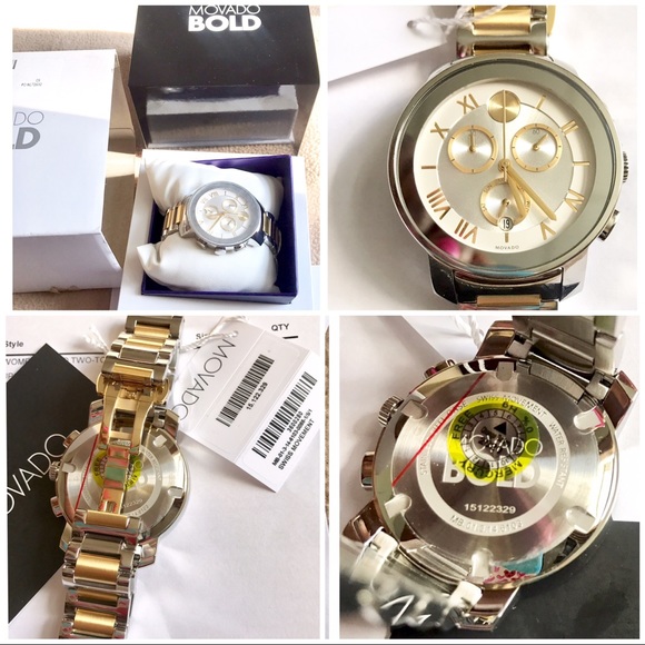 Movado Accessories - 💯RARE MOVADO Bold Two-Tone Bracelet Watch